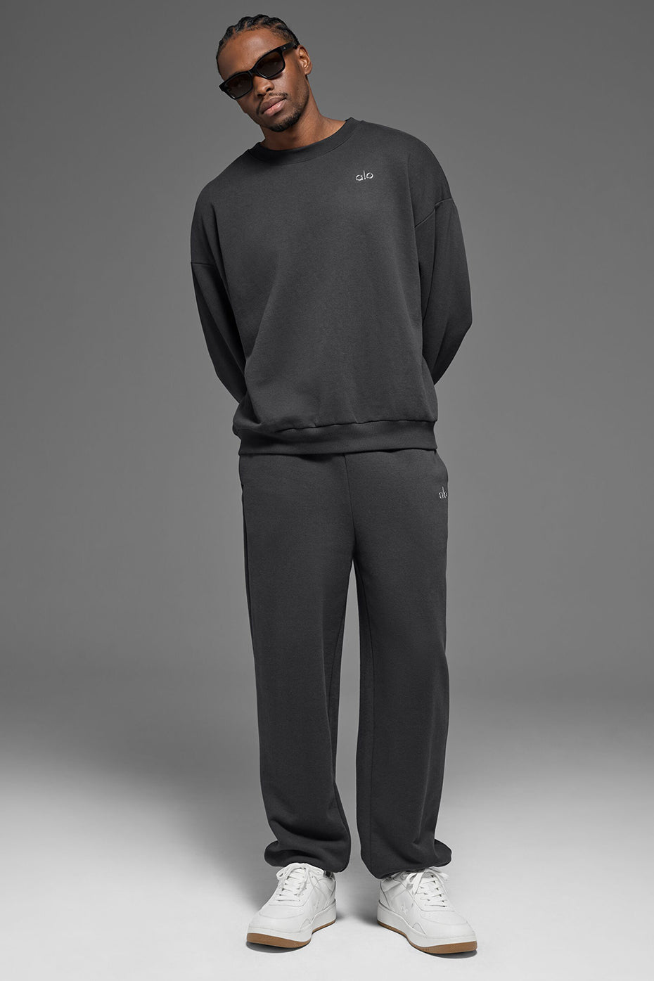 Accolade Crew Neck Pullover - Anthracite Man
