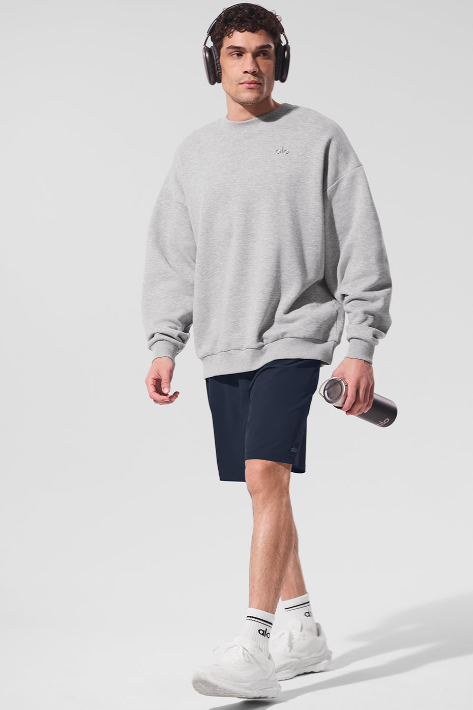 Accolade Crew Neck Pullover - Athletic Heather Grey Man