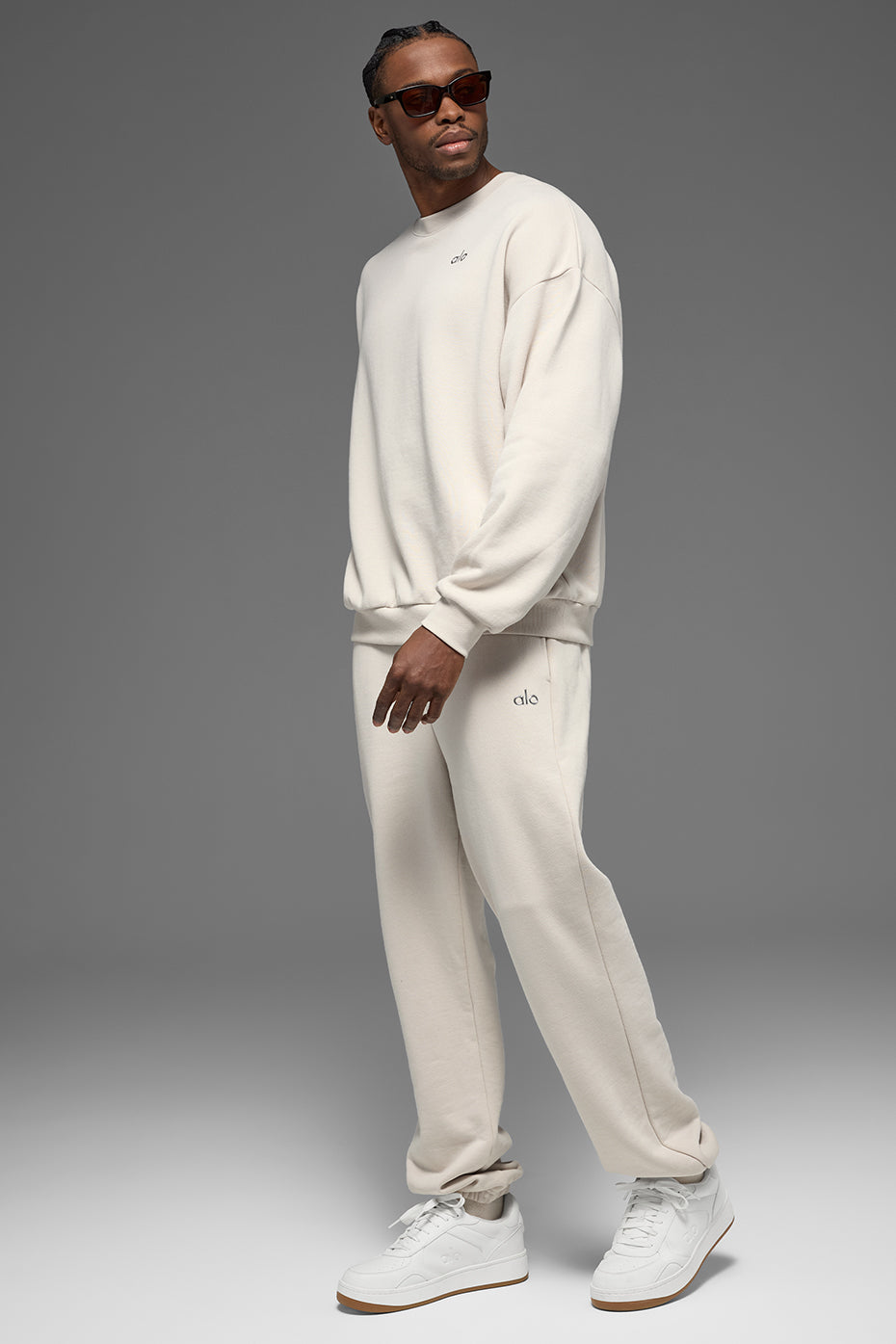 Accolade Crew Neck Pullover - Bone Man