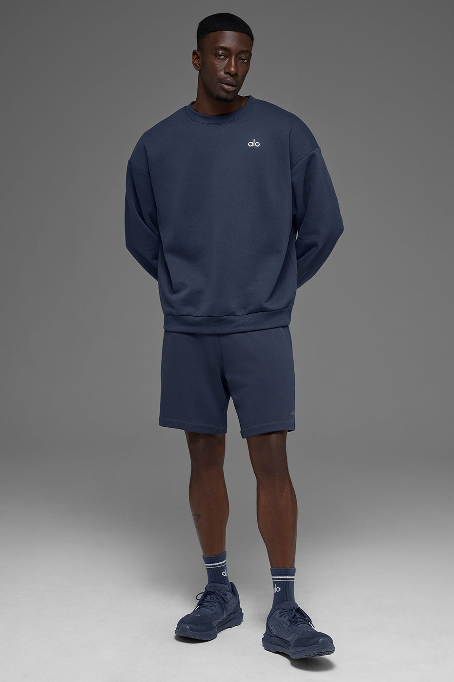 Accolade Crew Neck Pullover - Navy Man