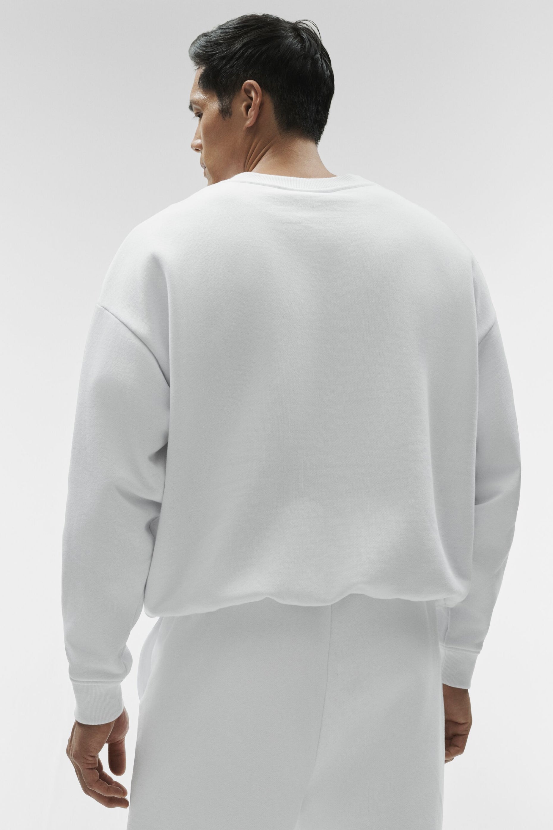 Accolade Crew Neck Pullover - White Man
