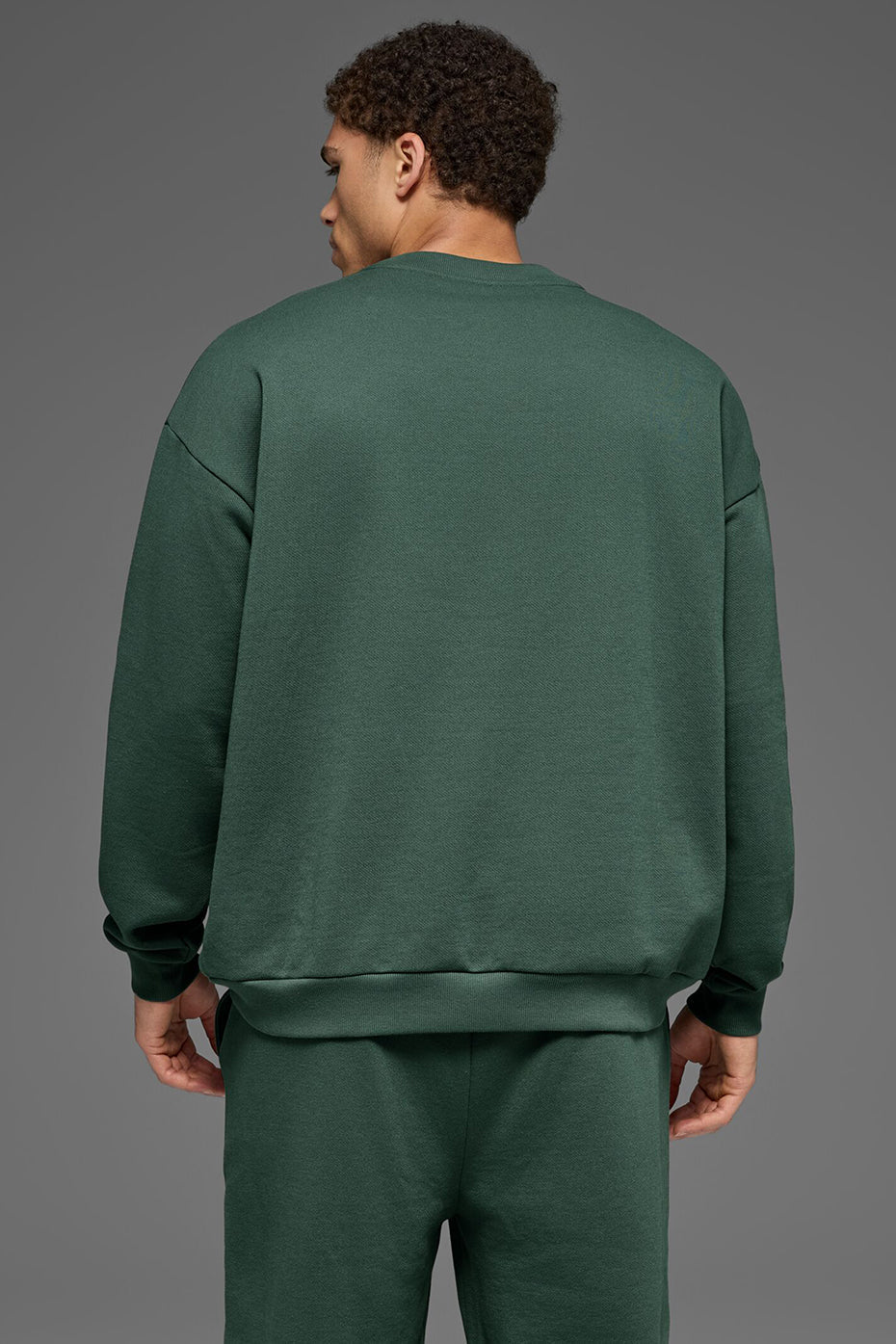 Accolade Crew Neck Pullover - Clover Green Man