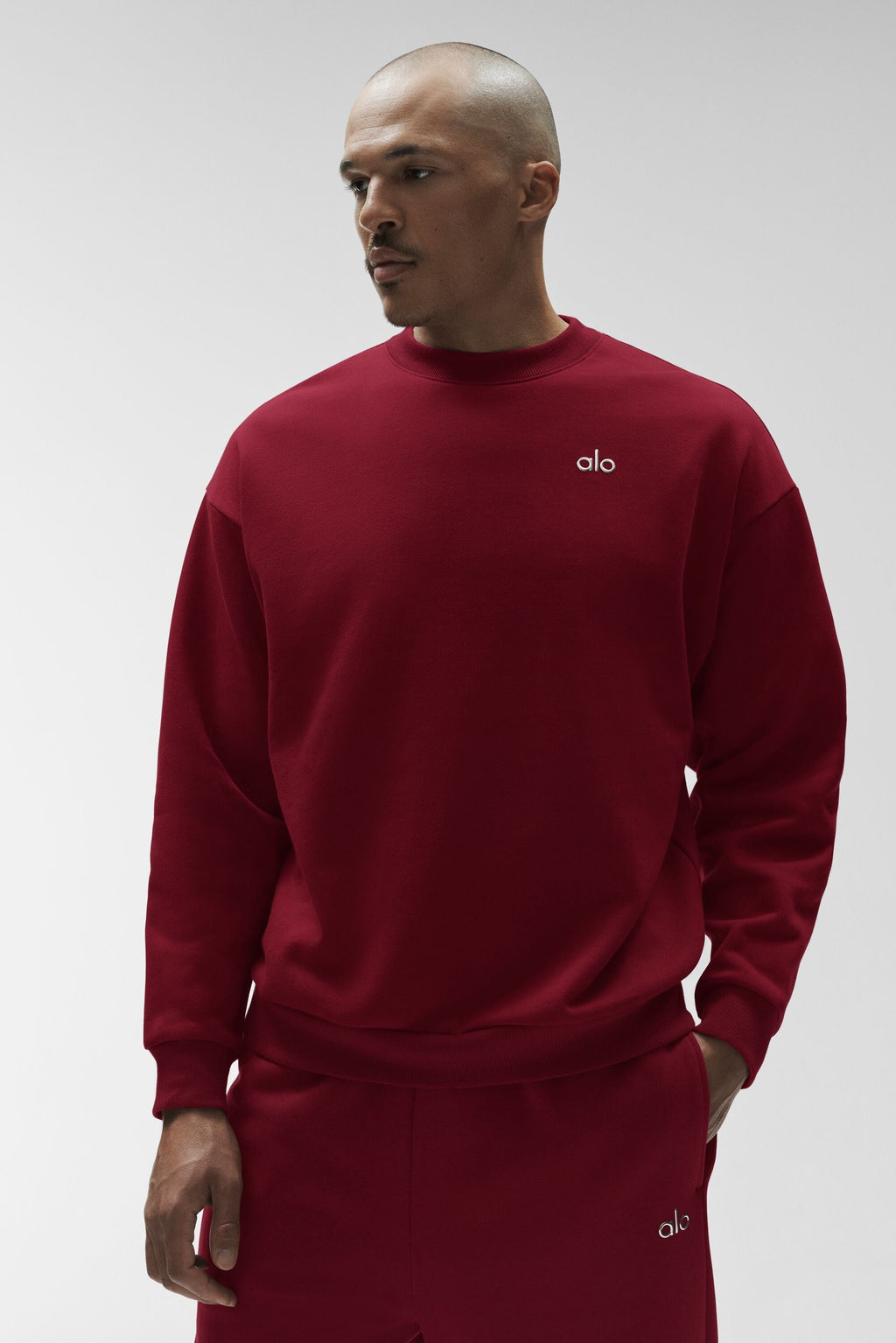 Accolade Crew Neck Pullover - Summer Romance Red Man
