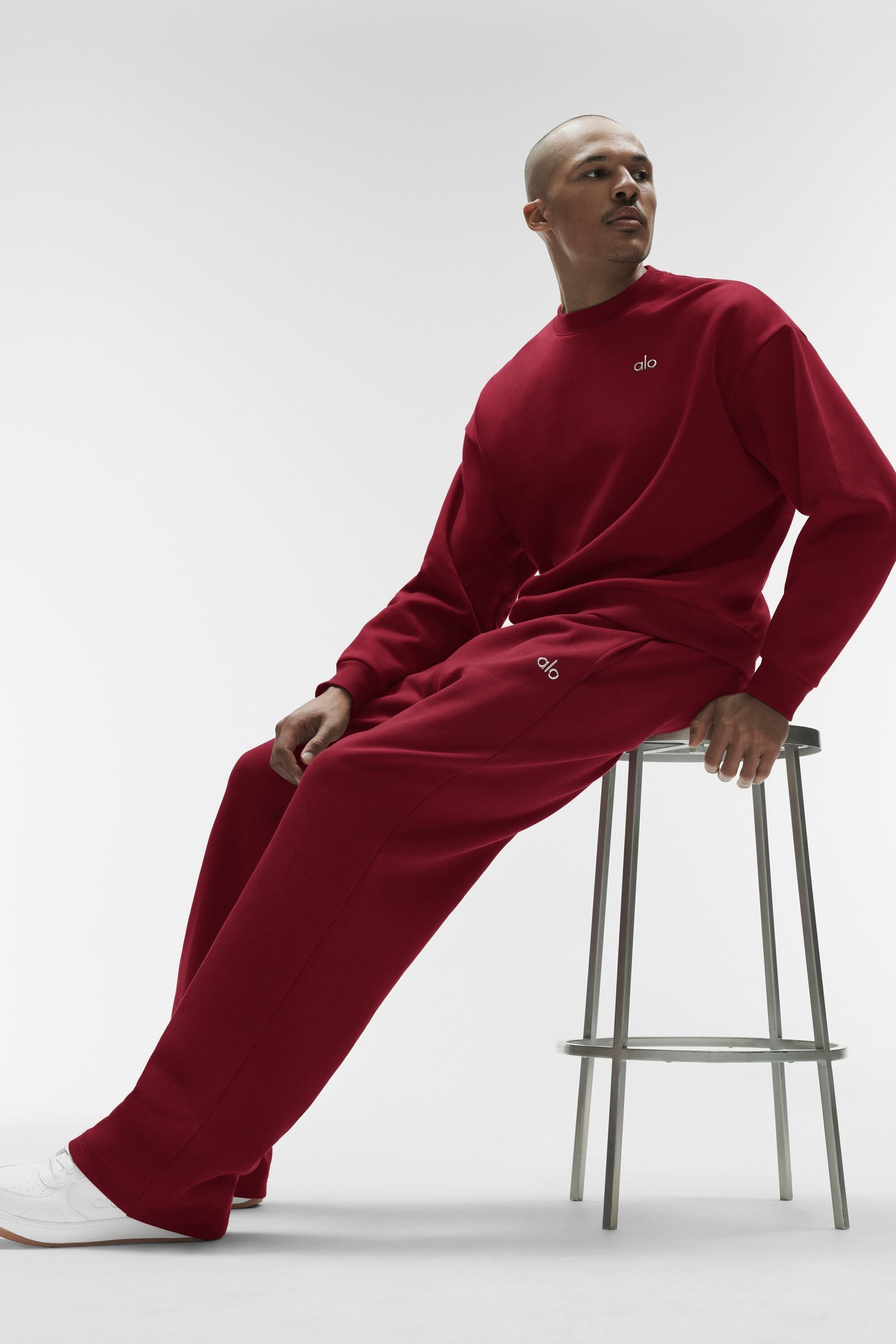 Accolade Crew Neck Pullover - Summer Romance Red Man