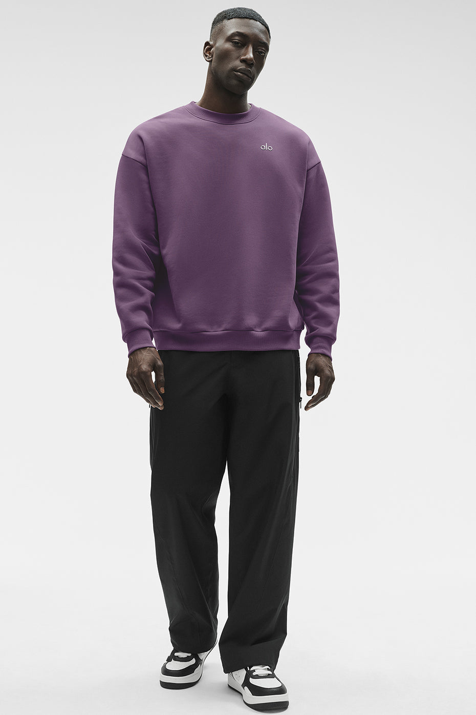 Accolade Crew Neck Pullover - Plum Kiss Man