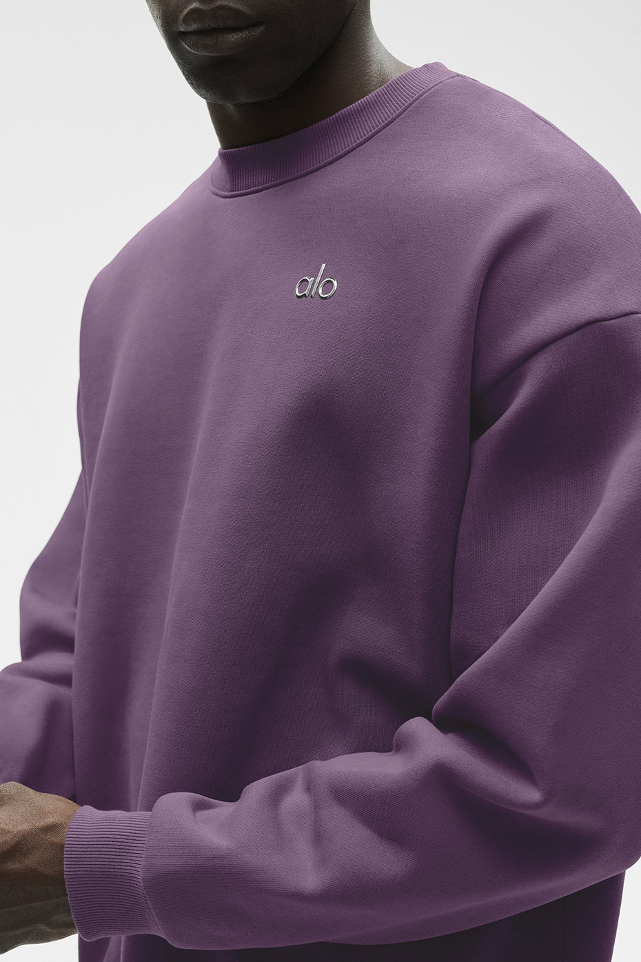 Accolade Crew Neck Pullover - Plum Kiss Man