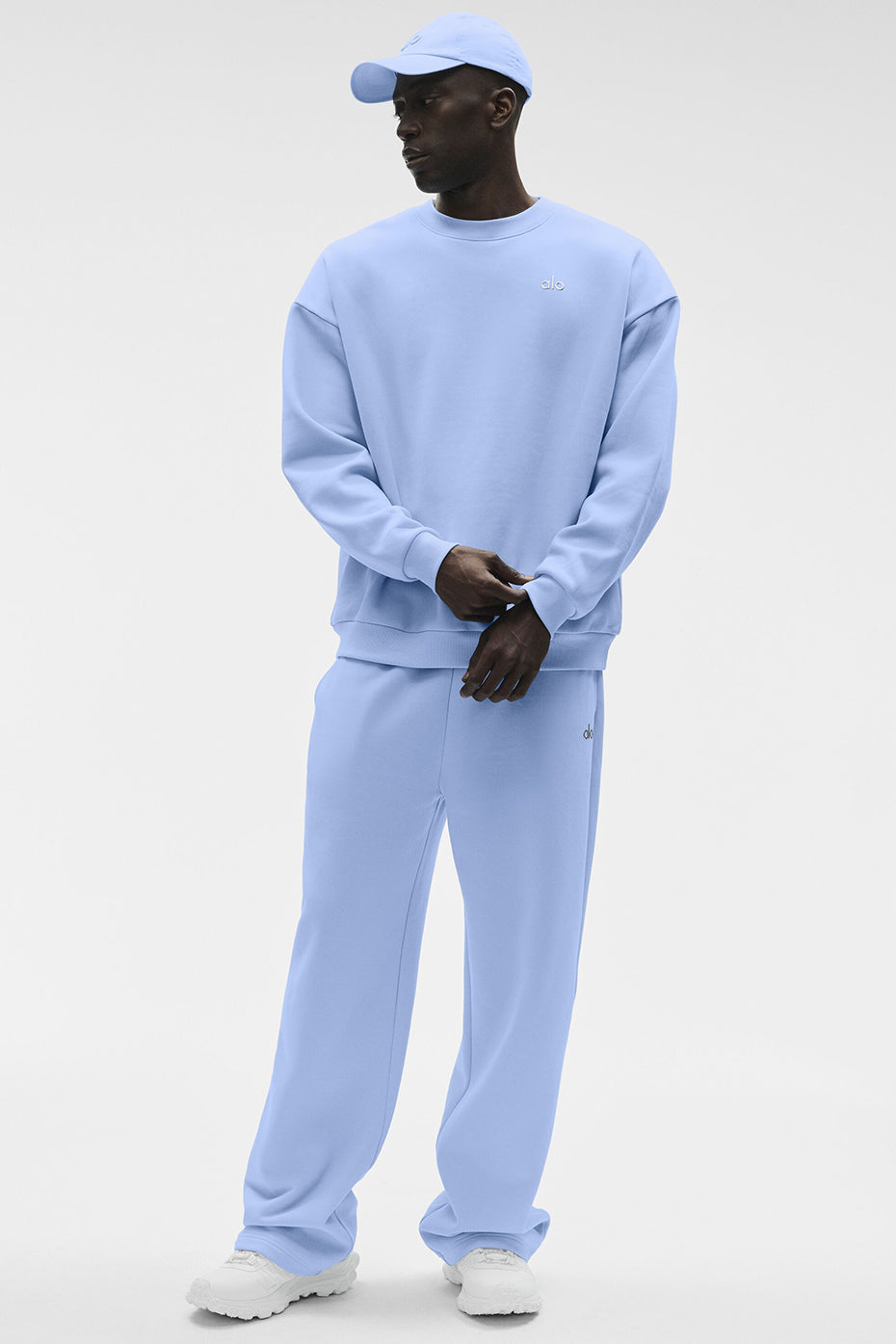 Accolade Crew Neck Pullover - Light Provence Blue Man