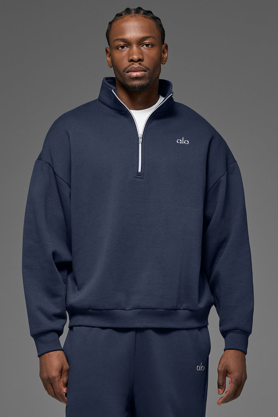 Accolade 1/4 Zip Pullover - Navy Man