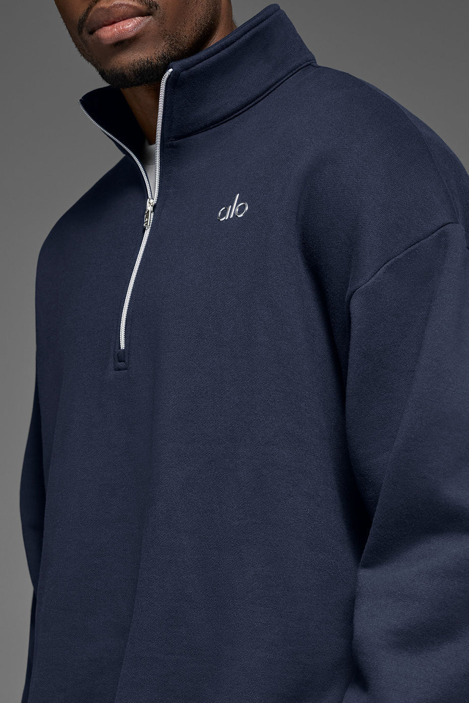 Accolade 1/4 Zip Pullover - Navy Man