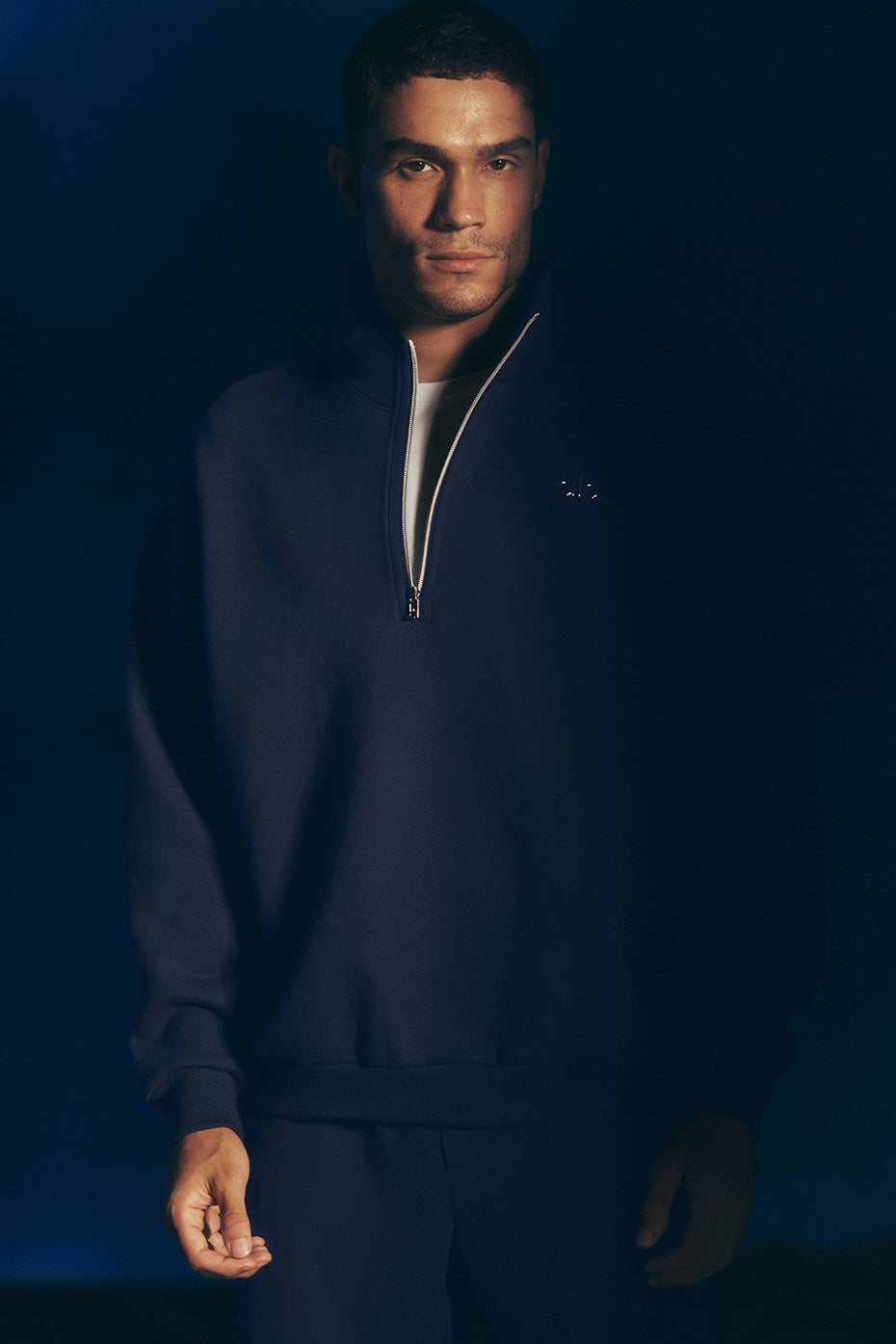 Accolade 1/4 Zip Pullover - Navy Man