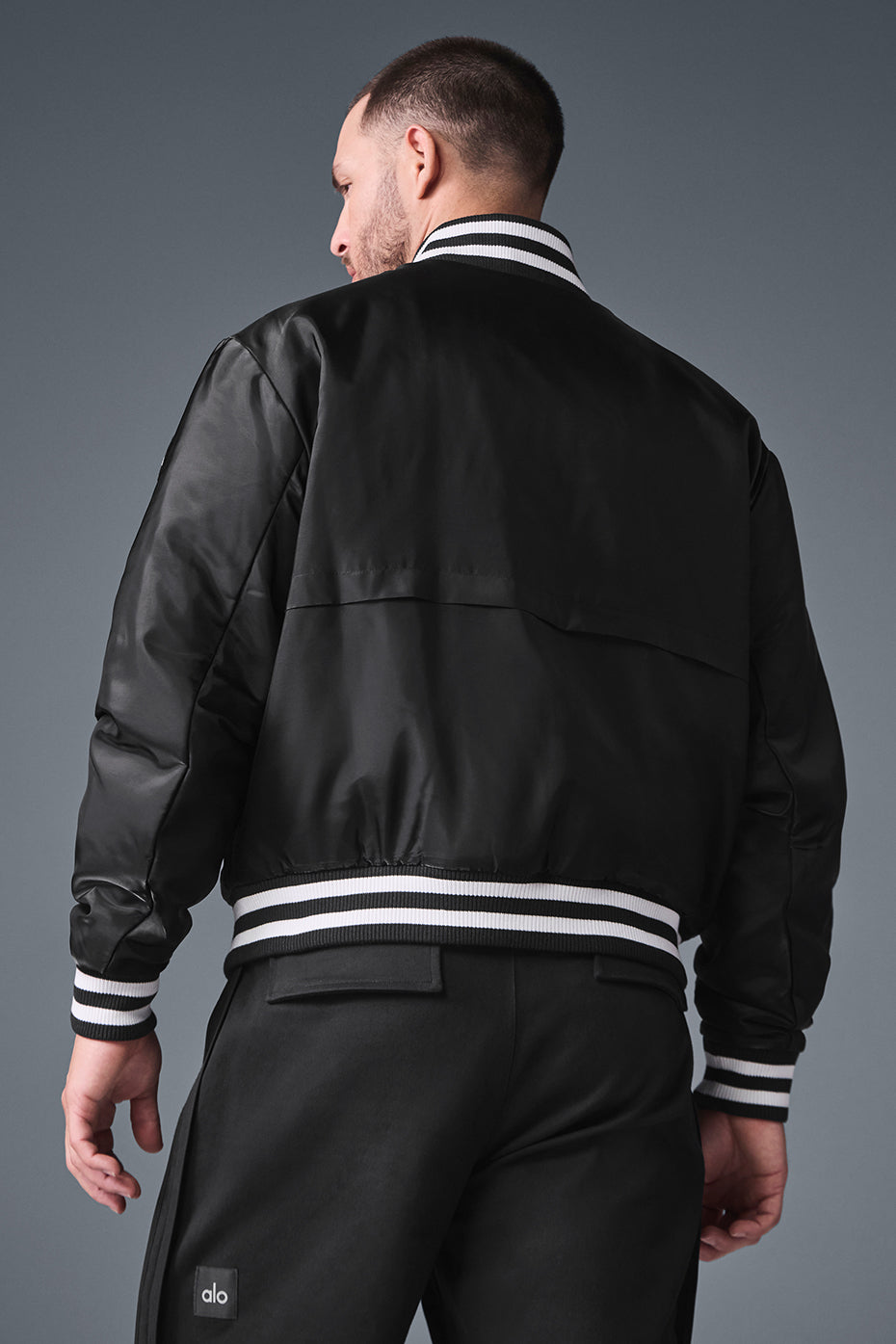 Afterglow Varsity  Man Jacket - Black