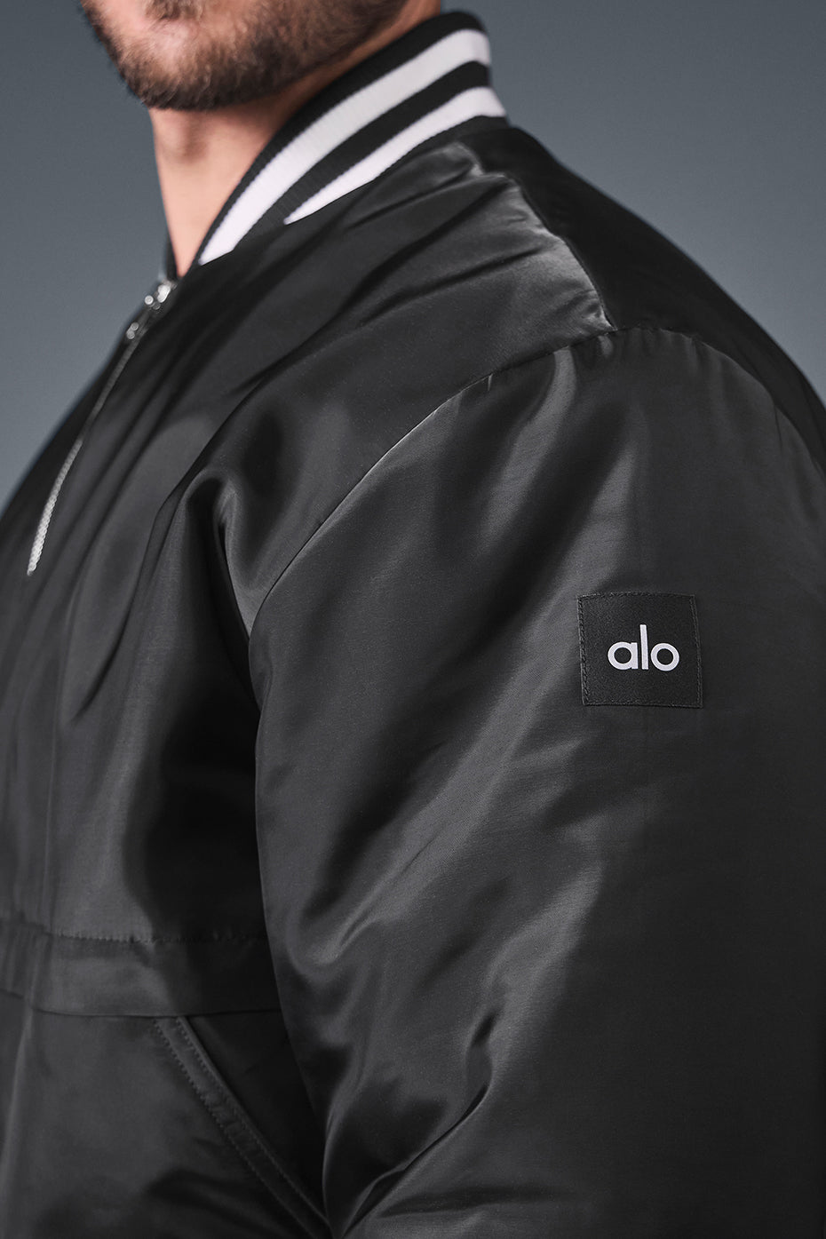 Afterglow Varsity  Man Jacket - Black