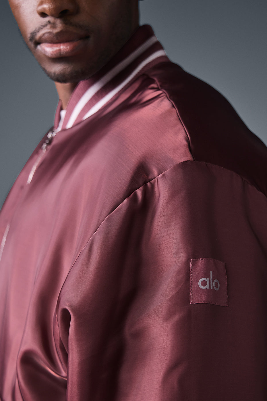 Afterglow Varsity Man Jacket - Burgundy Truffle