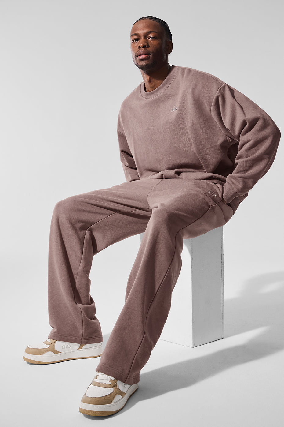 Accolade Straight Leg Sweatpant - Mushroom Man