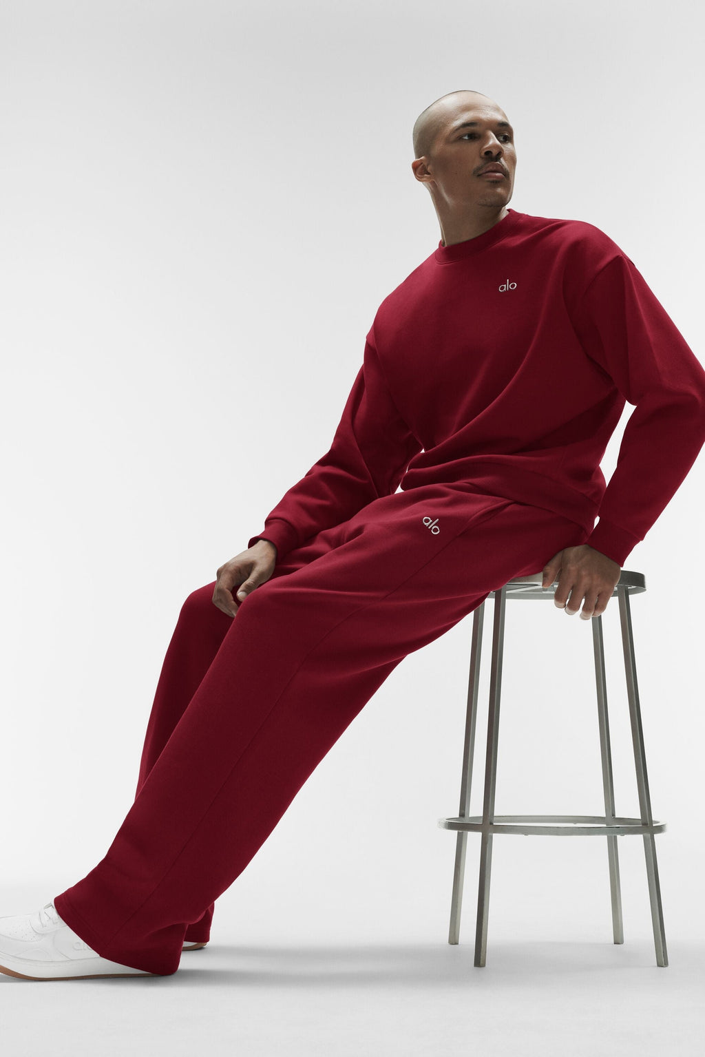 Accolade Straight Leg Sweatpant - Summer Romance Red Man