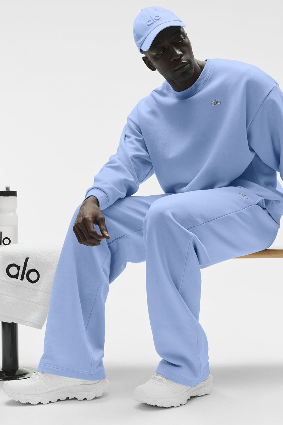 Accolade Straight Leg Sweatpant - Light Provence Blue Man