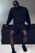 7" Pinstripe Short - Black Pinstripe